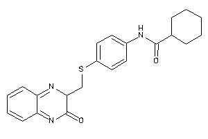 N-[4-[(3-keto-2H-quinoxalin-2-yl)methylthio]phenyl]cyclohexanecarboxamide