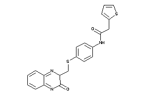 N-[4-[(3-keto-2H-quinoxalin-2-yl)methylthio]phenyl]-2-(2-thienyl)acetamide