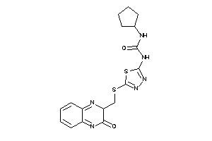 1-cyclopentyl-3-[5-[(3-keto-2H-quinoxalin-2-yl)methylthio]-1,3,4-thiadiazol-2-yl]urea