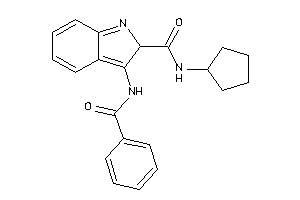 Image of 3-benzamido-N-cyclopentyl-2H-indole-2-carboxamide