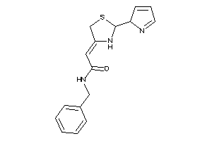 Image of N-benzyl-2-[2-(2H-pyrrol-2-yl)thiazolidin-4-ylidene]acetamide