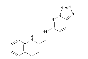 1,2,3,4-tetrahydroquinolin-2-ylmethyl(tetrazolo[5,1-f]pyridazin-6-yl)amine