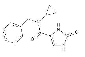 N-benzyl-N-cyclopropyl-2-keto-4-imidazoline-4-carboxamide