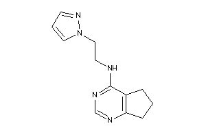 6,7-dihydro-5H-cyclopenta[d]pyrimidin-4-yl(2-pyrazol-1-ylethyl)amine