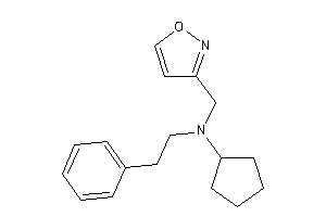 Cyclopentyl-(isoxazol-3-ylmethyl)-phenethyl-amine