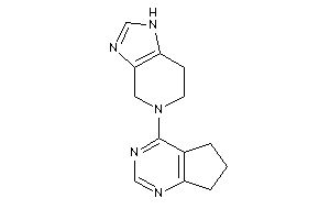 5-(6,7-dihydro-5H-cyclopenta[d]pyrimidin-4-yl)-1,4,6,7-tetrahydroimidazo[4,5-c]pyridine