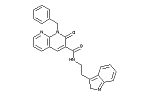 Image of 1-benzyl-N-[2-(2H-indol-3-yl)ethyl]-2-keto-1,8-naphthyridine-3-carboxamide