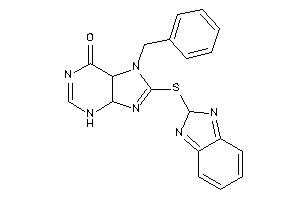 8-(2H-benzimidazol-2-ylthio)-7-benzyl-4,5-dihydro-3H-purin-6-one
