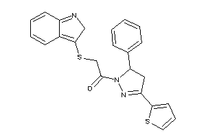 Image of 2-(2H-indol-3-ylthio)-1-[5-phenyl-3-(2-thienyl)-2-pyrazolin-1-yl]ethanone