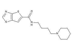 Image of N-(4-piperidinobutyl)thieno[2,3-d]thiazole-5-carboxamide