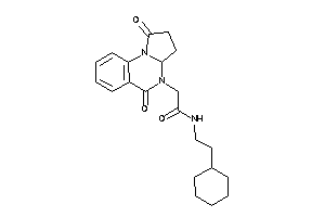 N-(2-cyclohexylethyl)-2-(1,5-diketo-3,3a-dihydro-2H-pyrrolo[1,2-a]quinazolin-4-yl)acetamide