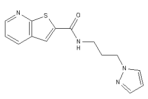 N-(3-pyrazol-1-ylpropyl)thieno[2,3-b]pyridine-2-carboxamide