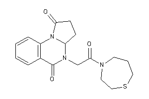 Image of 4-[2-keto-2-(1,4-thiazepan-4-yl)ethyl]-3,3a-dihydro-2H-pyrrolo[1,2-a]quinazoline-1,5-quinone