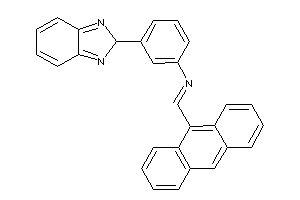 9-anthrylmethylene-[3-(2H-benzimidazol-2-yl)phenyl]amine