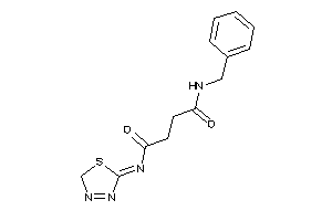 Image of N-benzyl-N'-(2H-1,3,4-thiadiazol-5-ylidene)succinamide