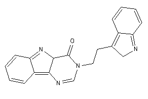 3-[2-(2H-indol-3-yl)ethyl]-4aH-pyrimido[5,4-b]indol-4-one