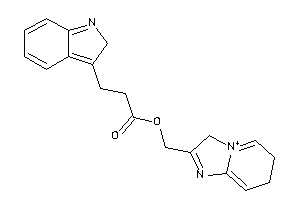 Image of 3-(2H-indol-3-yl)propionic Acid 6,7-dihydro-3H-imidazo[1,2-a]pyridin-4-ium-2-ylmethyl Ester
