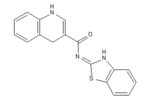 Image of N-(3H-1,3-benzothiazol-2-ylidene)-1,4-dihydroquinoline-3-carboxamide
