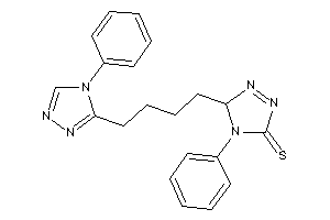 4-phenyl-3-[4-(4-phenyl-1,2,4-triazol-3-yl)butyl]-3H-1,2,4-triazole-5-thione