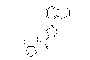 N-(2-keto-1-pyrrolin-3-yl)-1-(5-quinolyl)triazole-4-carboxamide