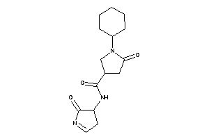 1-cyclohexyl-5-keto-N-(2-keto-1-pyrrolin-3-yl)pyrrolidine-3-carboxamide