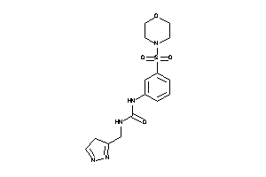 1-(3-morpholinosulfonylphenyl)-3-(4H-pyrazol-3-ylmethyl)urea