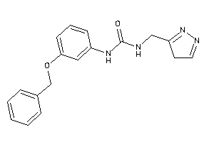 1-(3-benzoxyphenyl)-3-(4H-pyrazol-3-ylmethyl)urea