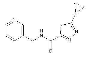 5-cyclopropyl-N-(3-pyridylmethyl)-4H-pyrazole-3-carboxamide