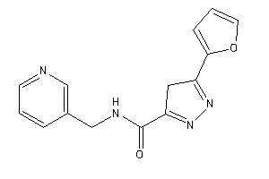 5-(2-furyl)-N-(3-pyridylmethyl)-4H-pyrazole-3-carboxamide