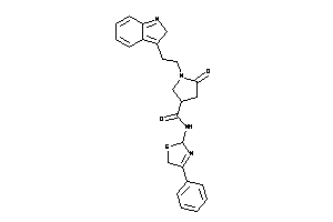 1-[2-(2H-indol-3-yl)ethyl]-5-keto-N-(4-phenyl-3-thiazolin-2-yl)pyrrolidine-3-carboxamide
