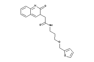 N-[3-(2-furfuryloxy)propyl]-2-(2-keto-3H-quinolin-3-yl)acetamide