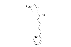 5-keto-N-(3-phenylpropyl)-1,2,4-triazole-3-carboxamide