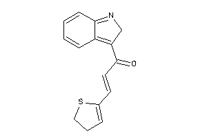 3-(2,3-dihydrothiophen-5-yl)-1-(2H-indol-3-yl)prop-2-en-1-one