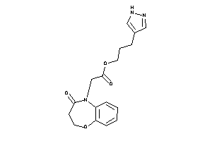 Image of 2-(4-keto-2,3-dihydro-1,5-benzoxazepin-5-yl)acetic Acid 3-(1H-pyrazol-4-yl)propyl Ester