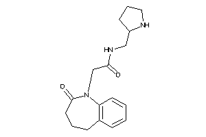 2-(2-keto-4,5-dihydro-3H-1-benzazepin-1-yl)-N-(pyrrolidin-2-ylmethyl)acetamide