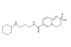 N-[3-(cyclohexylamino)propyl]-2,2-diketo-3,4-dihydropyrido[2,1-c][1,2,4]thiadiazine-7-carboxamide