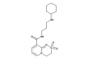 N-[3-(cyclohexylamino)propyl]-2,2-diketo-3,4-dihydropyrido[2,1-c][1,2,4]thiadiazine-9-carboxamide