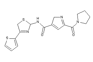 5-(pyrrolidine-1-carbonyl)-N-[4-(2-thienyl)-3-thiazolin-2-yl]-2H-pyrrole-3-carboxamide
