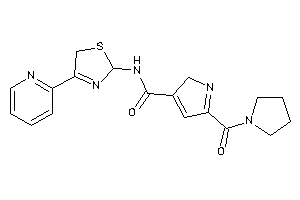 N-[4-(2-pyridyl)-3-thiazolin-2-yl]-5-(pyrrolidine-1-carbonyl)-2H-pyrrole-3-carboxamide