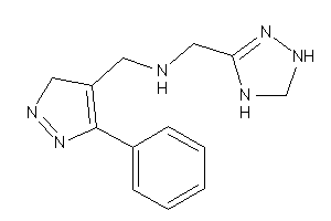 4,5-dihydro-1H-1,2,4-triazol-3-ylmethyl-[(5-phenyl-3H-pyrazol-4-yl)methyl]amine