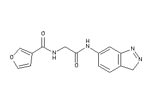 N-[2-(3H-indazol-6-ylamino)-2-keto-ethyl]-3-furamide