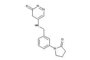 5-[[3-(2-ketopyrrolidino)benzyl]amino]-4H-pyridazin-3-one