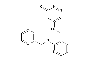5-[(2-benzoxy-3-pyridyl)methylamino]-4H-pyridazin-3-one