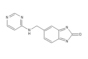 Image of 5-[(4-pyrimidylamino)methyl]benzimidazol-2-one