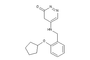 5-[[2-(cyclopentoxy)benzyl]amino]-4H-pyridazin-3-one
