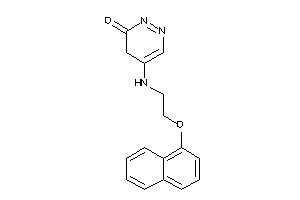 5-[2-(1-naphthoxy)ethylamino]-4H-pyridazin-3-one