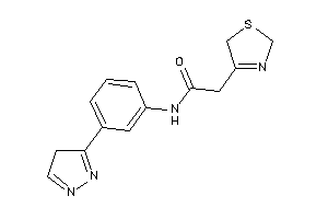 N-[3-(4H-pyrazol-3-yl)phenyl]-2-(3-thiazolin-4-yl)acetamide