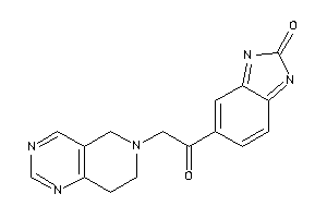 5-[2-(7,8-dihydro-5H-pyrido[4,3-d]pyrimidin-6-yl)acetyl]benzimidazol-2-one