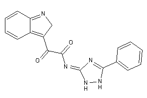 Image of 2-(2H-indol-3-yl)-2-keto-N-(5-phenyl-1,2-dihydro-1,2,4-triazol-3-ylidene)acetamide