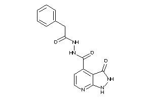 3-keto-N'-(2-phenylacetyl)-1,2-dihydropyrazolo[3,4-b]pyridine-4-carbohydrazide